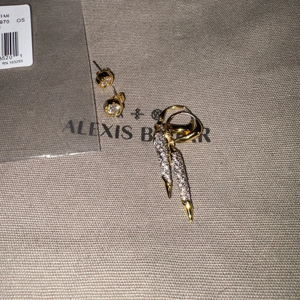 Alexis Bittar TWO pair earrings - Picture 7 of 7